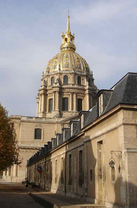 Le Dome des Invalides &agrave; Paris