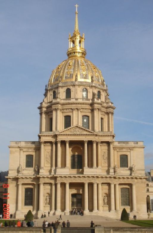 Le Dome des Invalides &agrave; Paris