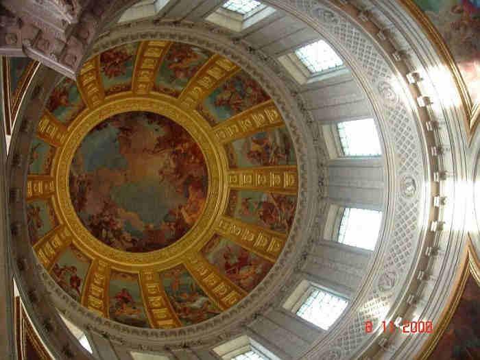 Peintures du d&ocirc;me des Invalides &agrave; Paris