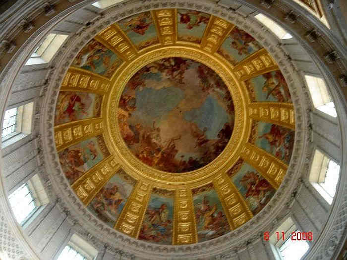 Peintures du d&ocirc;me des Invalides &agrave; Paris