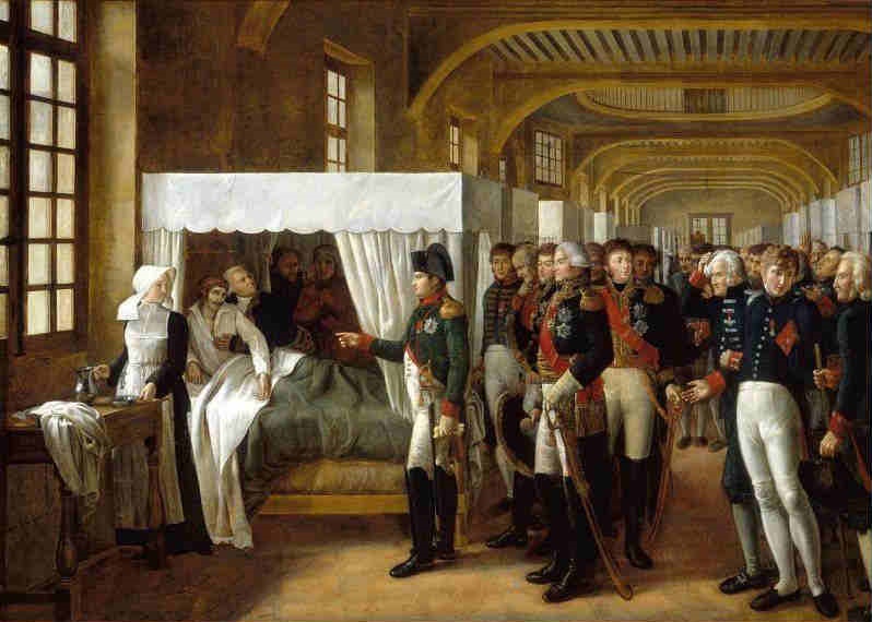 Napol&eacute;on &agrave; l'infirmerie  des Invalides par Alexandre Veron Bellecourt