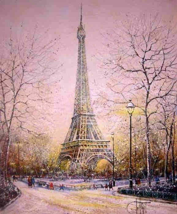 Paris, tour Eiffel par Guy Dessapt