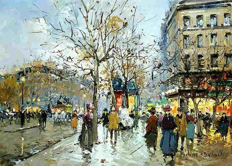 Antoine Blanchard boulevard Haussmann