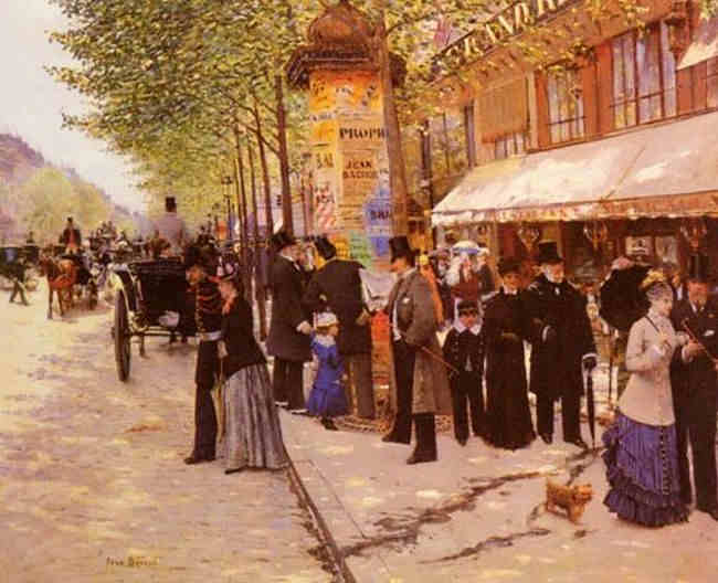 Jean Beraud sur les Boulevards
