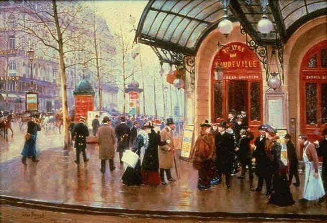 Jean Beraud theatre du Vaudeville 