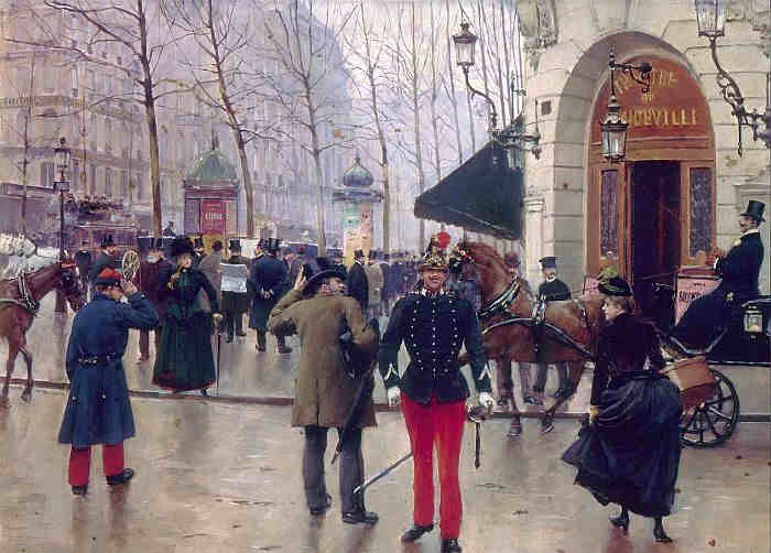 Jean Beraud theatre du Vaudeville