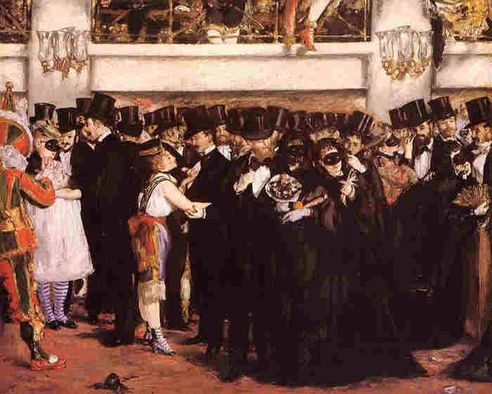 Bal &agrave; l'Op&eacute;ra Garnier par Edouard Manet