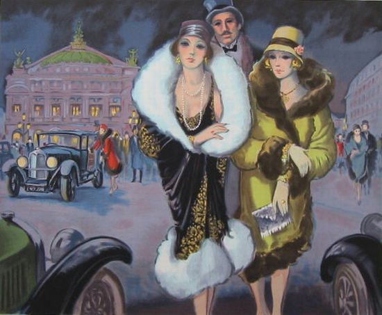 El&eacute;gantes, pace de l'Op&eacute;ra &agrave; paris par Fran&ccedil;ois Batet