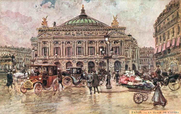 Paris, place de l'Op&eacute;ra  par Georges Stein