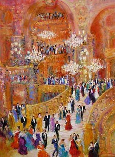 Le grand escalier de l'Op&eacute;ra Garnier par Janine Wesselmann