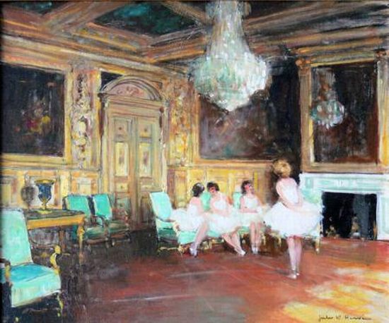 Ballerines &agrave; l'Op&eacute;ra par Jules Ren&eacute; Herv&eacute;