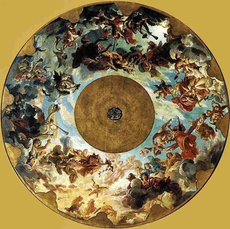 L'anvien  plafond de l'Op&eacute;ra Garnier