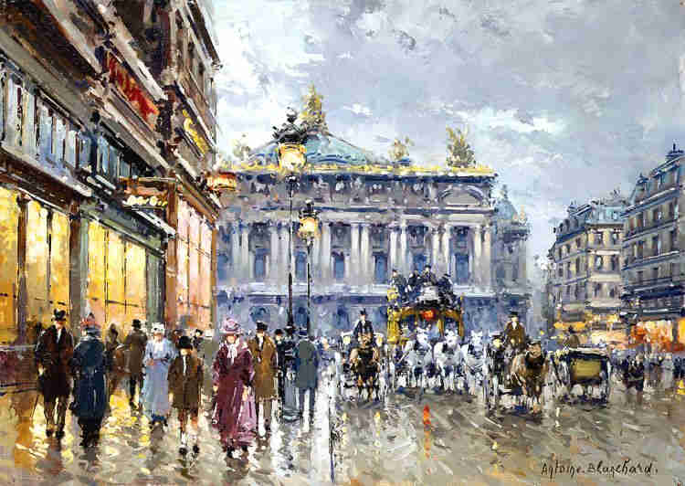 Op&eacute;ra Garnier, Paris,  par Antoine Blanchard