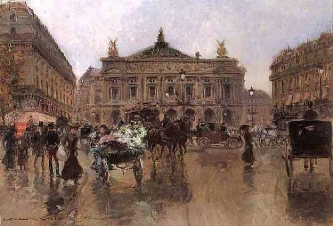 Paris, place de l'Op&eacute;ra  par Georges Stein