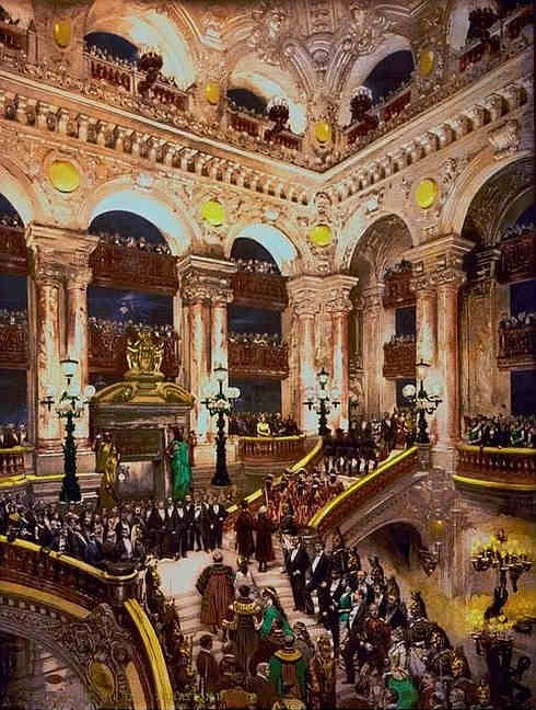 Inauguration de l'Op&eacute;ra Garnier