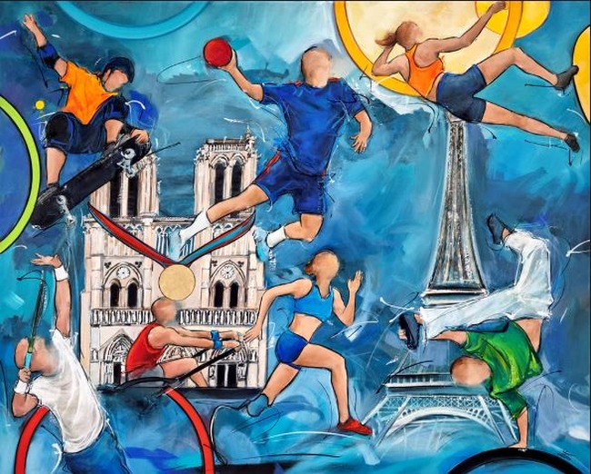 Olympic games Paris 2024 by Lucie Llong