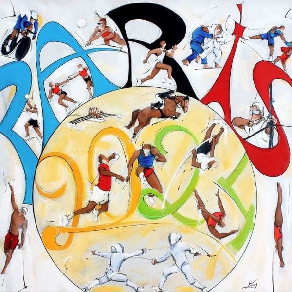 Olympic games Paris 2024 by Lucie Llong