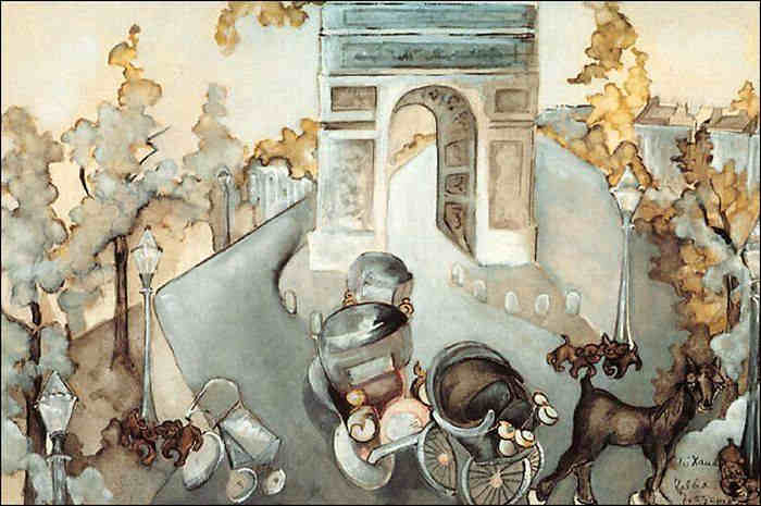 l'Arc de Triomphe  par  Zelda Fitzgerald