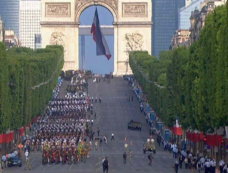 Arc de Triomphe 14 juillet  2011