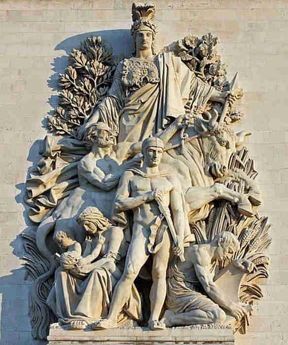 Statuaire de l'Arc de Triomphe