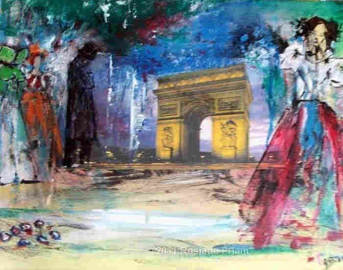 14 juillet aux champs-elysees- apr Rosiane Priam