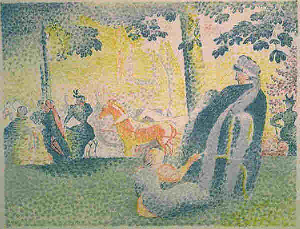  Champs Elys&eacute;es par henri Edmond Cross