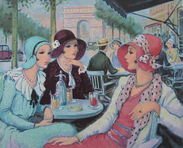 Aux  Champs Elys&eacute;es par Fran&ccedil;ois Batet