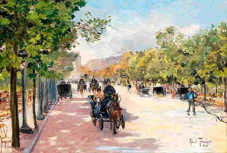 Les Champs Elys&eacute;es par Louis Abel Truchet 