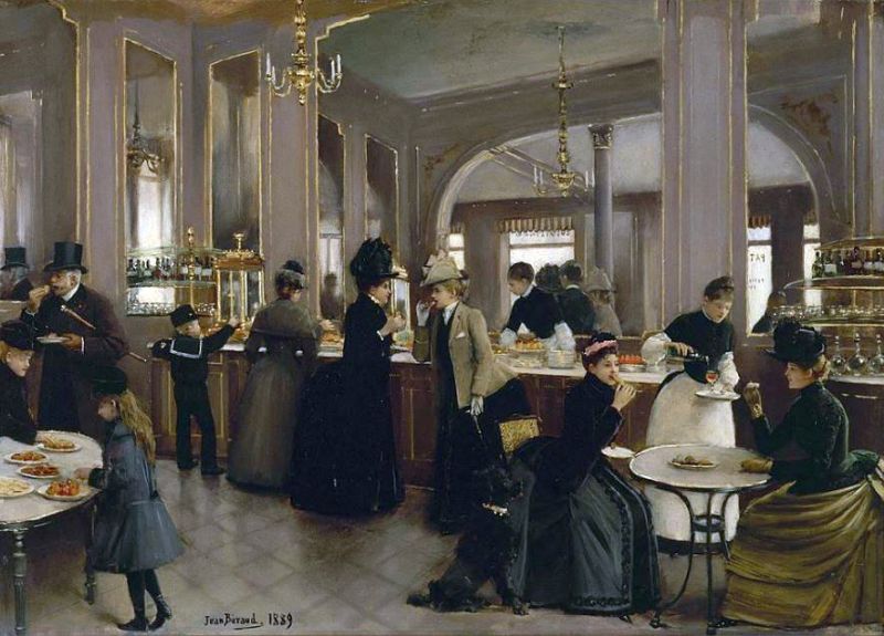 La patisserie Gloppe aux Champs Elys&eacute;es   par Jean B&eacute;raud