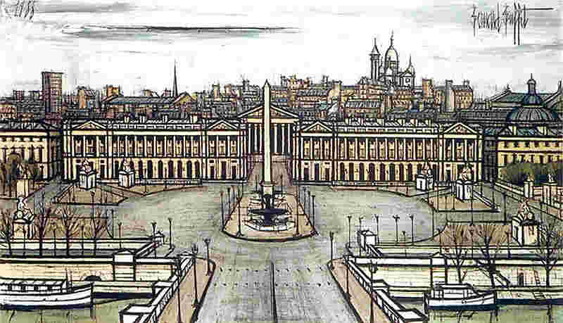 Place de la Concorde par  Bernard Buffet