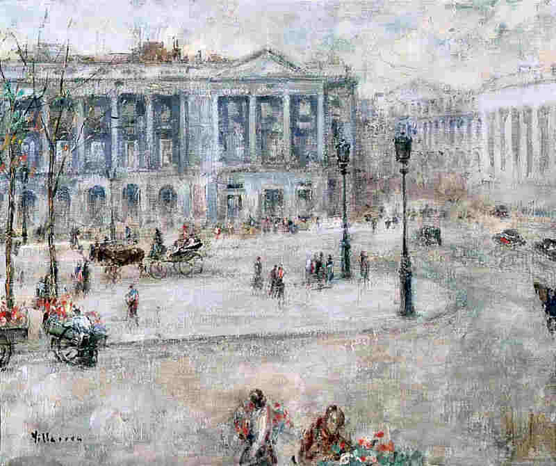 Marchandes de fleurs place de la Concorde par C&eacute;sar A. Villacres