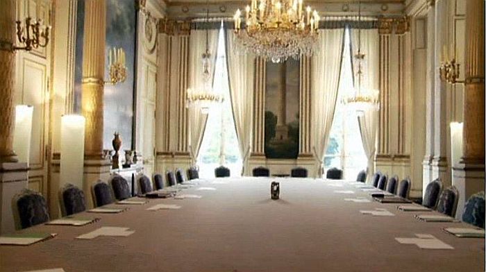 Salon Murat du Conseil des ministres, &agrave; l'Elys&eacute;e