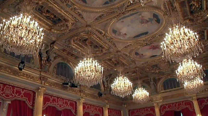 plafond de la salle des   f&ecirc;tes de  l'Elys&eacute;e