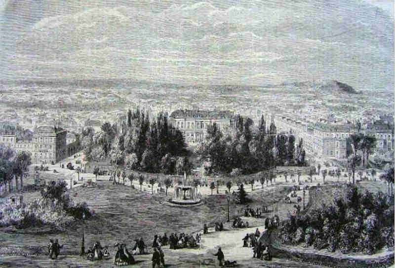 Le quartier de l'Elys&eacute;e en 1872