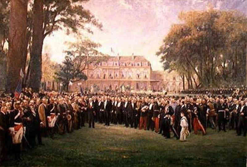 R&eacute;ception des maires &agrave; l'Elys&eacute;e en 1900 par Fernand Cormon