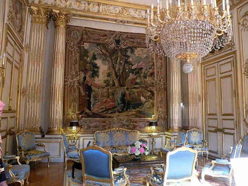 SAalon Pompadour &agrave; l'Elys&eacute;e