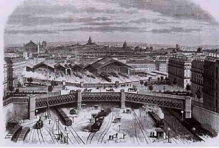 Gare St-Lazare en 1868
