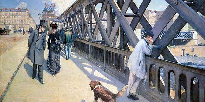 Pont de l'Europedevant la gare St-Lazare par Gustave Caillebotte