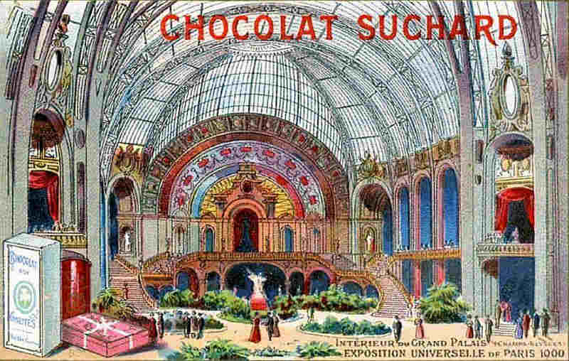 Int&eacute;rieur du Grand Palais expo universelle de 1900