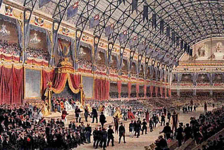 Cl&ocirc;ture expo universelle de 1855 au Palais de l'Industrie