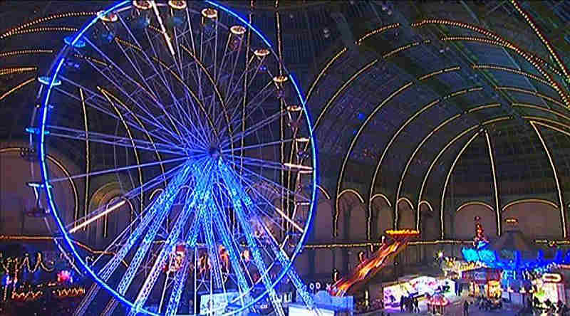 F&ecirc;te foraine et frande Roue  sous le Grand Pamais Paris