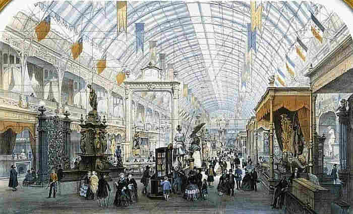 grande galerie Palais de l'Industrie expo de 1855