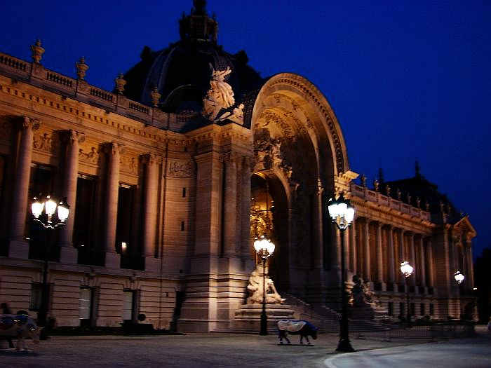 Petit Palais Paris  la nuit