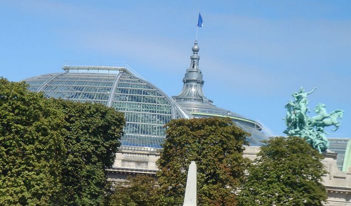 Verri&egrave;re et  quadrige Grand Palais Paris
