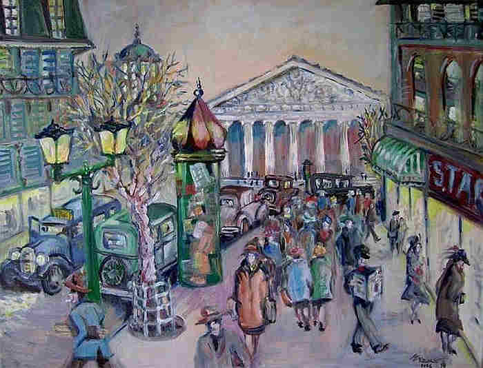 La Madeleine &agrave; Paris par Walter Stephen Krane