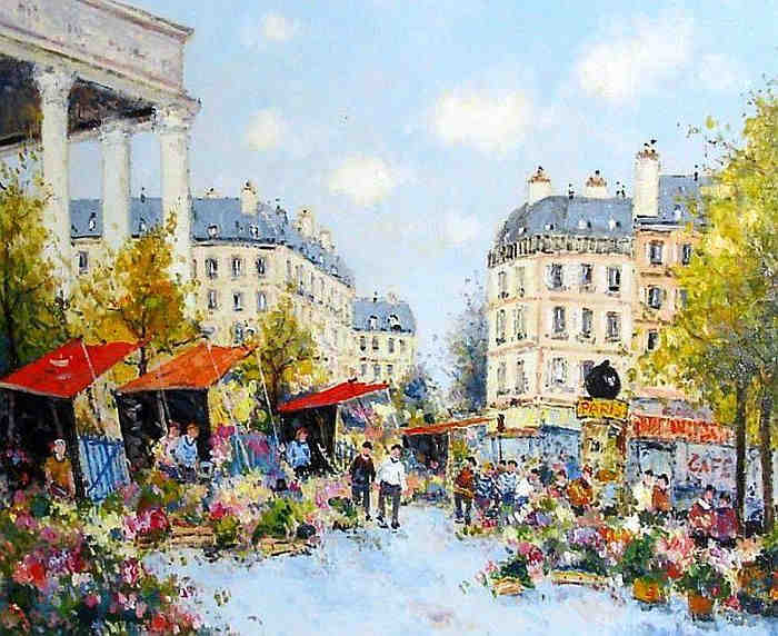 March&eacute; aux fleurs place de la Madeleine &agrave; Paris par Jean-Pierre 