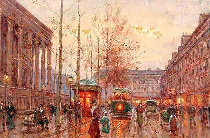 Place de la Madeleine &agrave; Paris par Emile Boyer