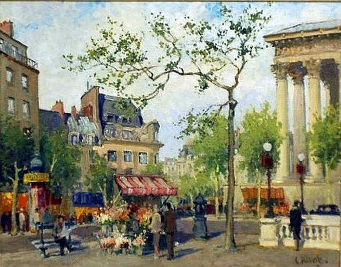 Place de la Madeleine &agrave; Paris par Constantin Kluge