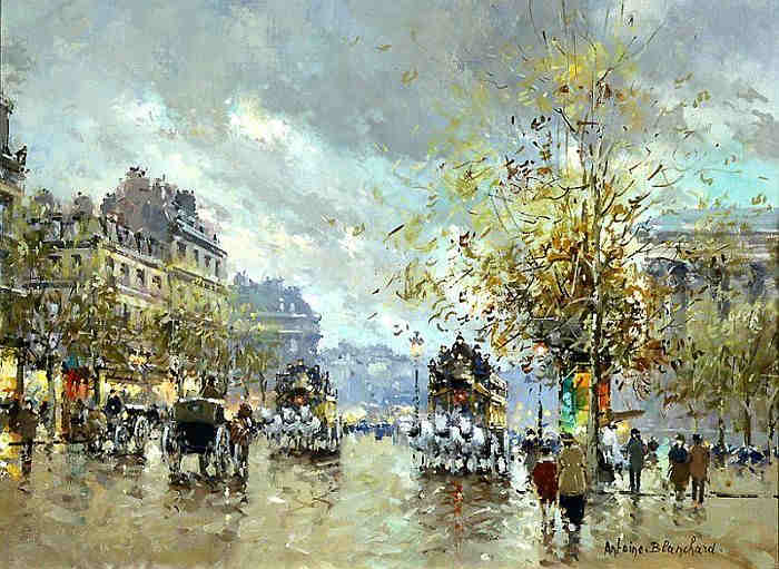 La Madeleine, boulevard des Capucines par Antoine Blanchard