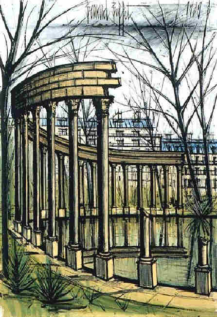 naumacie, parc Monceau par Bernard Buffet
